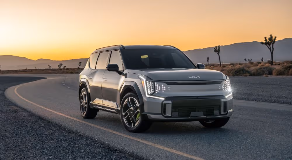 Kia EV9 GT-Line On the Road – Photo courtesy Kia